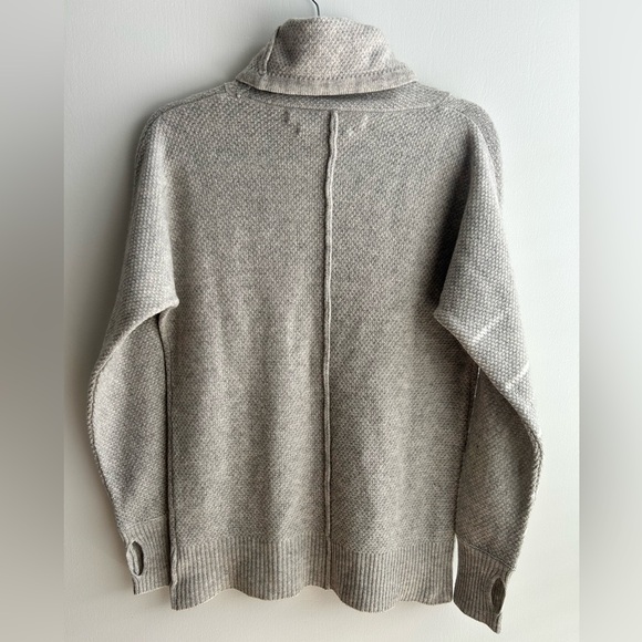 Max Studio Cowlneck 100% 2-Ply Cashmere Sweater - Picture 3 of 5